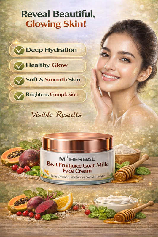M³ Herbal Beat Fruit Juice Goat Milk Face Cream (50 ml)